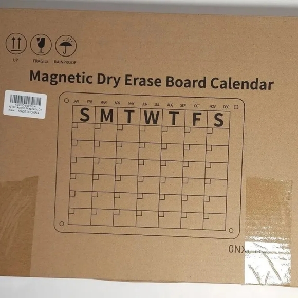 Magnetic Dry Erase Board Calendar - Picture 2 of 2